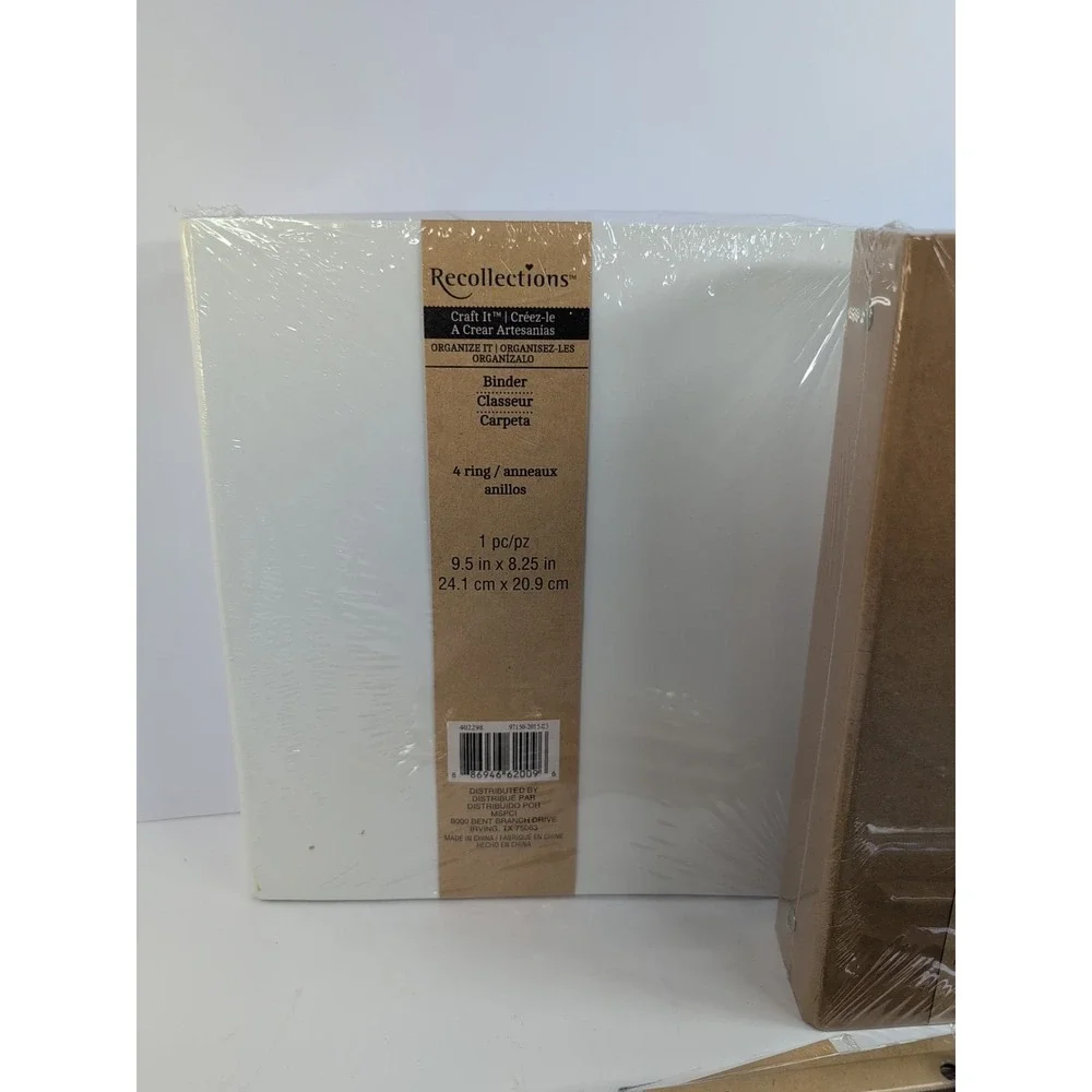 Recollections 4-Ring Binders Lot of 2‎ Albums With Photo Pages